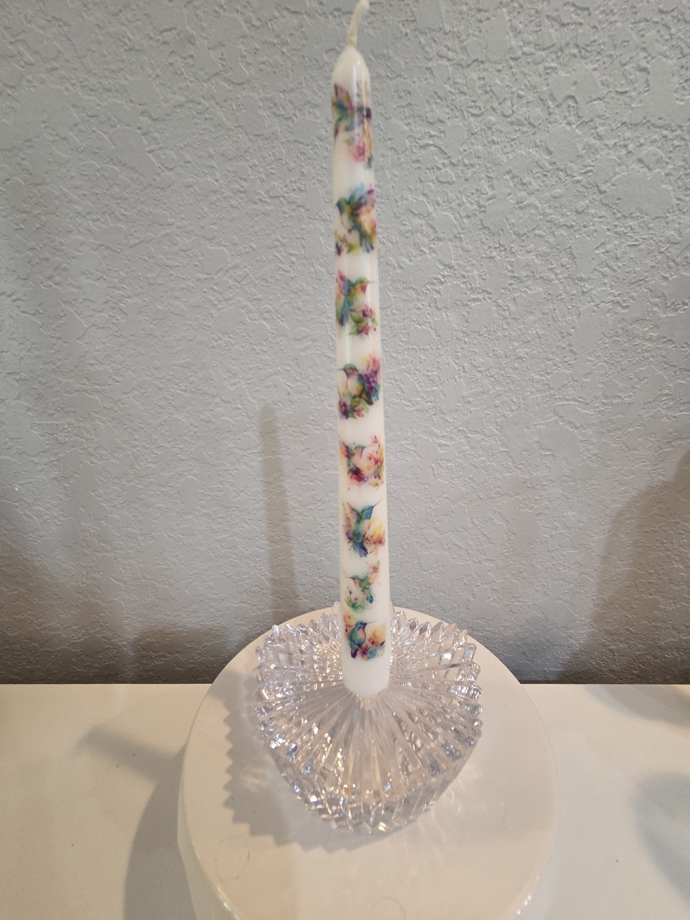 Mikasa Motion Austrian Crystal Taper Candle Holder With Sunburst Design